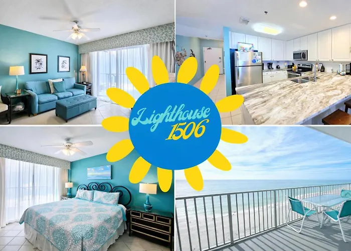 Apartment Lighthouse 1506 Gulf Front 3 Pools Sleeps 8 Gulf Shores