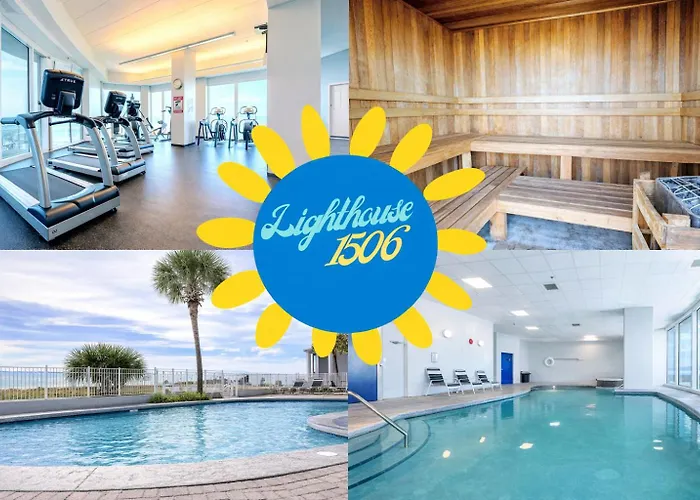 Lighthouse 1506 Gulf Front 3 Pools Sleeps 8